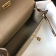 Hermes Kelly Pochette Borsa Gris Tourterelle Epsom Hermes Kelly Pochette Borsa Gris Tourterelle Epsom