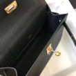 Hermes Kelly Pochette Imitazioni borse griffate Nero Epsom
