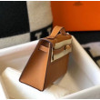 Hermes Kelly Pochette Borse Replica Oro Epsom