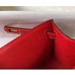 Hermes Kelly Pochette Borsa Rosso Epsom