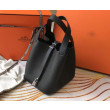 Hermes Picotin Lock 18/22 Replica Perfetta Nero Clemence