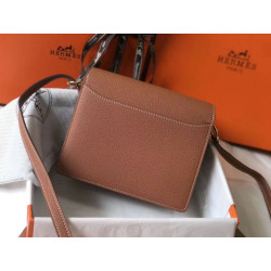 Hermes Sac Roulis Mini Borsa Oro Evercolor Vitello