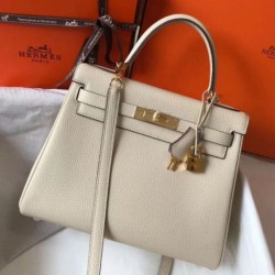 Replica Perfette Hermes Kelly 28cm Retourne Borse  Alta Qualità Beton Clemence imitazioni