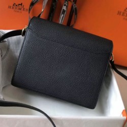 Hermes Sac Roulis Mini Replica Perfetta Nero Evercolor Vitello qualità specchio Replica Perfette Hermes Sac Roulis Mini Perfetta Nero Evercolor Vitello imitazioni