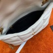 Imitazione Borse Replica Alta Qualità Saint Laurent Puffer Toy agnello bianca