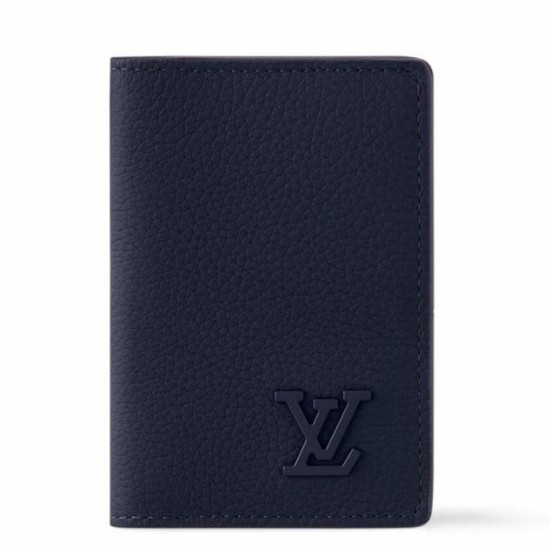 imitazione LV Pocket Organizer LV Aerogram blu navy M11489