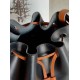 Replica Perfette Loewe Piccolo Balloon Bucket Borse  Nero/Tan vitello imitazioni