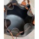 Replica Perfette Loewe Piccolo Balloon Bucket Borse  Nero/Tan vitello imitazioni