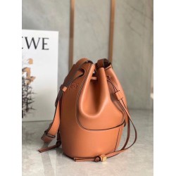 Loewe Piccolo Balloon Bucket Borsa Replica 1:1 Cammello vitello
