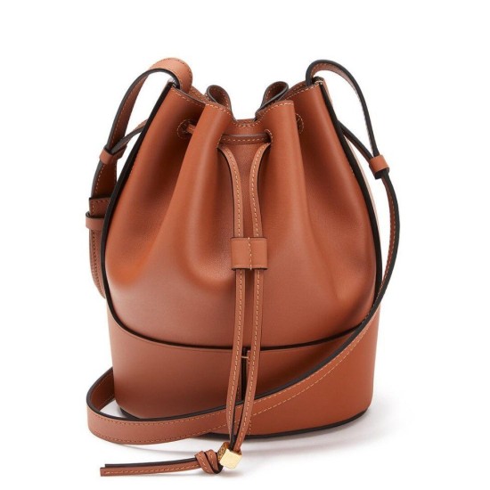 Replica Perfette Loewe Piccolo Balloon Bucket Borsa  1:1 Cammello vitello imitazioni