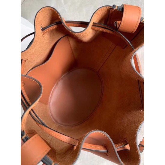 Replica Perfette Loewe Piccolo Balloon Bucket Borsa  1:1 Cammello vitello imitazioni