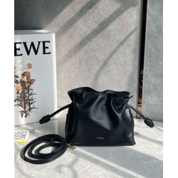 Loewe Mini Flamenco Clutch Borse Firmate Replica Nero Nappa Vitello Loewe Mini Flamenco Clutch Borse Firmate Replica Nero Nappa Vitello