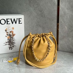 Loewe Flamenco Purse Bucket Borse Replica Sahara Nappa Agnello qualità specchio Replica Perfette Loewe Flamenco Purse Bucket Borse Sahara Nappa Agnello imitazioni