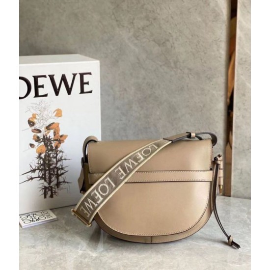 Replica Perfette Loewe Gate Piccolo Borsa Sabbia Vitello e Jacquard imitazioni