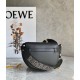 Replica Perfette Loewe Mini Gate Dual Borsa Nero vitello imitazioni