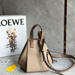 Loewe Compact Borse Imitazioni Hammock vitello grana sabbia Replica qualità specchio Replica Perfette Loewe Compact Borse Imitazioni Hammock vitello grana sabbia imitazioni