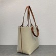 Loewe Anagram Medium Tote Borse Replica Alta Qualità Jacquard e Vitello