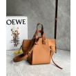 Loewe Compact Hammock Borsa Light Caramel Grained Calfskin
