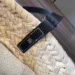 Loewe Drawstring Bucket Borse Imitazioni Palm Leaf e vitello nera