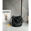 Loewe Flamenco Purse Bucket Borsa Nero Nappa Agnello