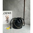 Loewe Flamenco Purse Bucket Borsa Nero Nappa Agnello