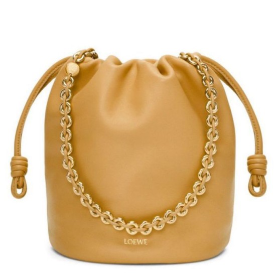 Loewe Flamenco Purse Bucket Borse Replica Sahara Nappa Agnello