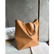 Loewe Grande Puzzle Fold Tote Imitazioni borse griffate Tan Calfskin