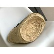 Loewe Medium Basket Borse Imitazioni Raffia e vitello rosmarino