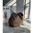 Loewe Medium Squeeze Borse Firmate Replica Marrone Nappa Agnello