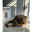 Loewe Medium Squeeze Borse Firmate Replica Marrone Nappa Agnello