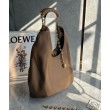 Loewe Medium Squeeze Borse Firmate Replica Marrone Nappa Agnello