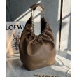 Loewe Medium Squeeze Borse Firmate Replica Marrone Nappa Agnello