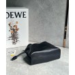 Loewe Mini Flamenco Clutch Borse Firmate Replica Nero Nappa Vitello
