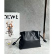 Loewe Mini Flamenco Clutch Borse Firmate Replica Nero Nappa Vitello