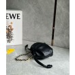 Loewe Mini Flamenco Purse Borse Replica Nero Nappa Agnello