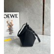 Loewe Mini Hammock Hobo Borsa Nero Vitello