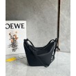 Loewe Mini Hammock Hobo Borsa Nero Vitello