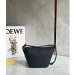 Loewe Mini Hammock Hobo Borsa Nero Vitello