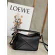 Loewe Mini Puzzle Replica Perfetta Nero Vitello