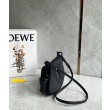 Loewe Paseo Satchel Borse Replica Nero Nappa