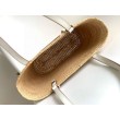 Loewe Piccolo Square Basket Bora Pari all'originale replica Raffia e vitello bianca