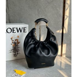 Loewe Piccolo Squeeze Borsa Nero Nappa Agnello
