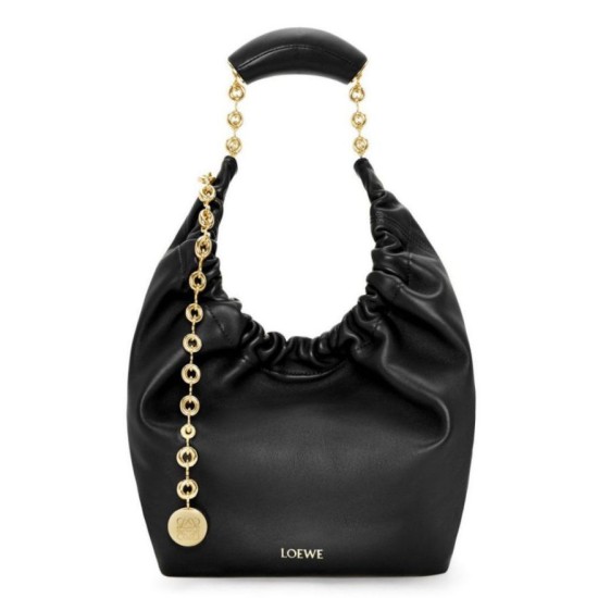 Loewe Piccolo Squeeze Borsa Nero Nappa Agnello
