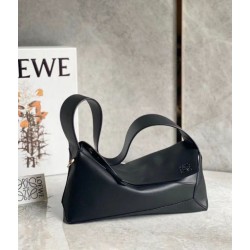 Loewe Puzzle Hobo Borse Replica Nero Nappa Calfskin