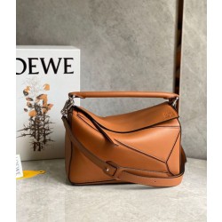 Loewe Puzzle Medium Borse Imitazioni Brown Classic Calfskin