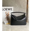 Loewe Puzzle Medium Borsa Replica 1:1 Nero Classico Vitello