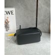 Loewe Puzzle Piccolo Qualità superiore replica Nero Vitello con Manico Intrecciato
