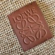 Loewe Slit Tote Qualità superiore replica Raffia e Vitello