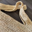 Loewe Slit Tote Qualità superiore replica Raffia e Vitello