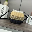 Loewe x Paula's Ibiza Raffia Beehive Degrade Basket Borsa